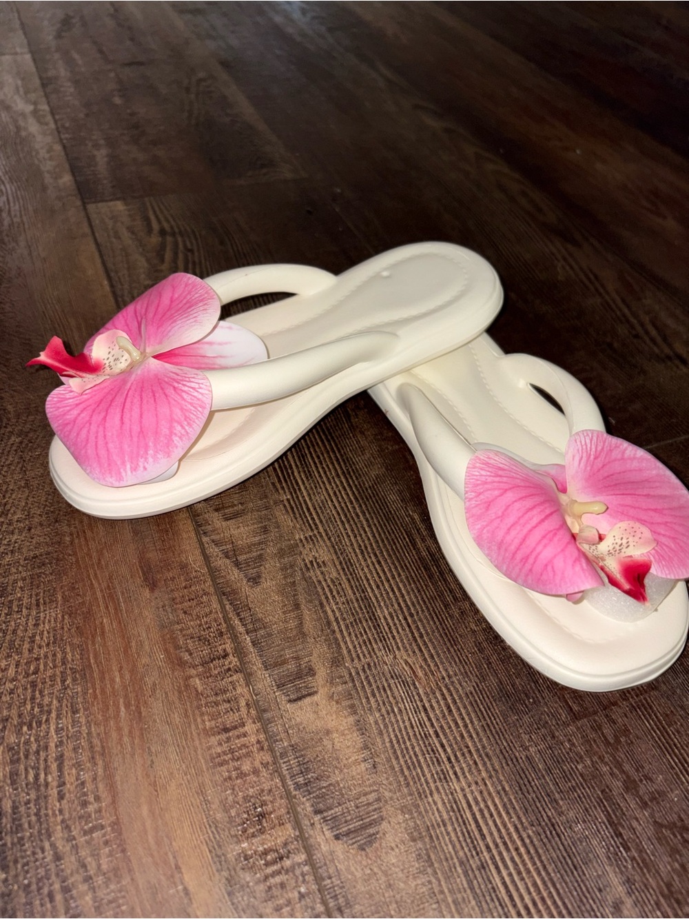 Pink Floral Women's Sandals